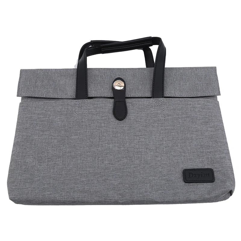 gray Сумка для ноутбука унисекс на молнии, многофункциональный чехол с вкладышем, сумка для компьютера, Сумка с выдвижной ручкой, чехол для компьютера - Цвет: gray