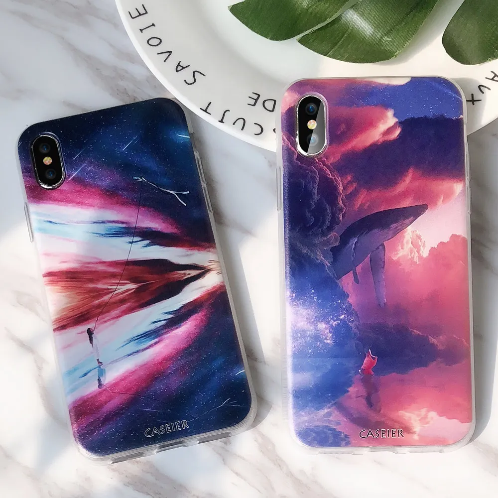 Роскошный силиконовый чехол caseier для телефона iPhone 5S 5 6 s 6s 7 8 мягкий Plus X SE чехлы с
