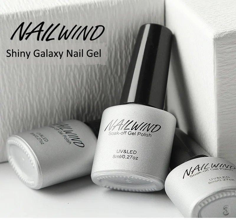 NAILWIND праймер Блестящий Galaxy лак для ногтей цветной Блестящий Гель-лак УФ замачиваемый гель для ногтей DIY лак