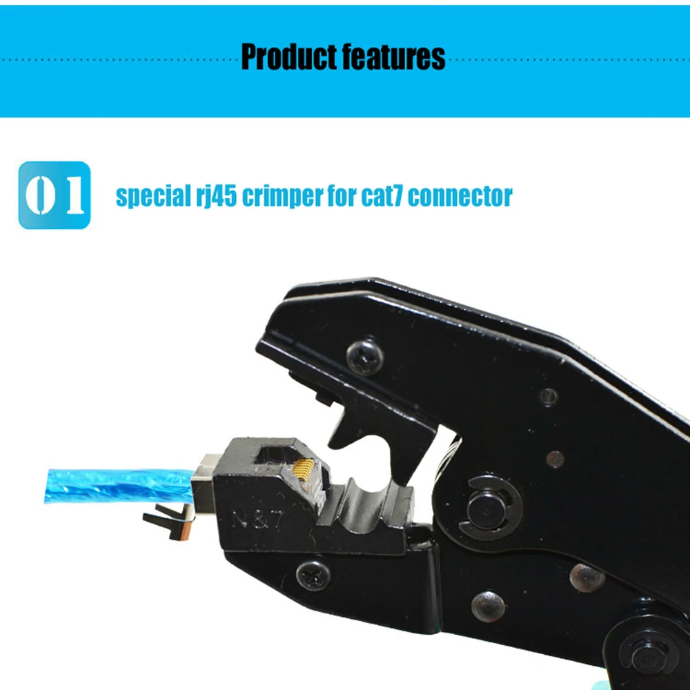 Xintylink RJ45 щипцы cat7 cat6a ручные инструменты обжимной инструмент для зачистки кабеля зажим линии 8p8c плоскогубцы разъем зажим клипер