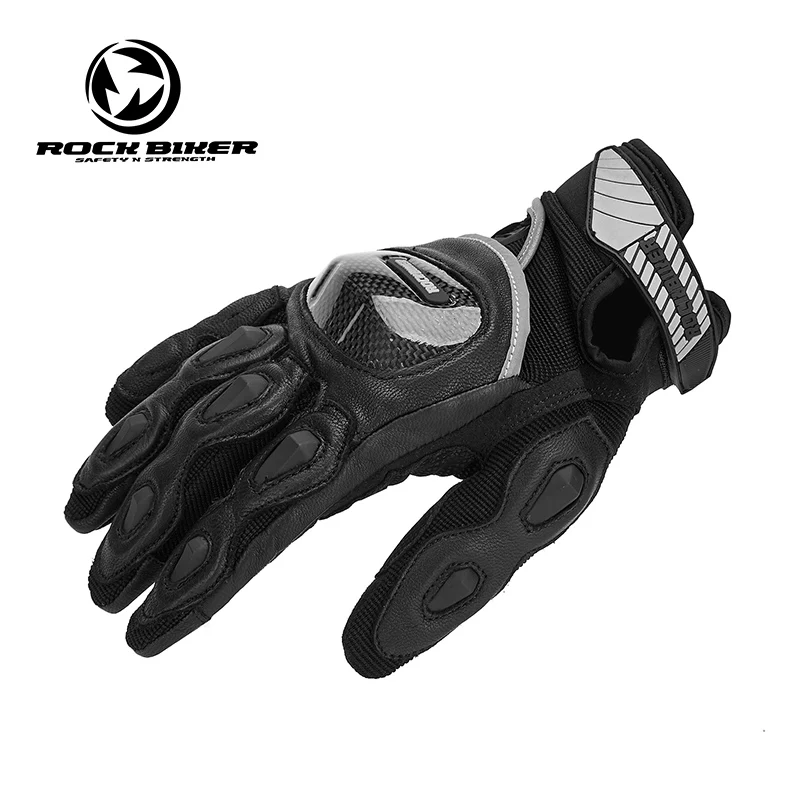 

New Arrival Touch Screen Leather Motocross gloves XXL motorcycle riding racing gloves men women Carbon fiber luva motociclista
