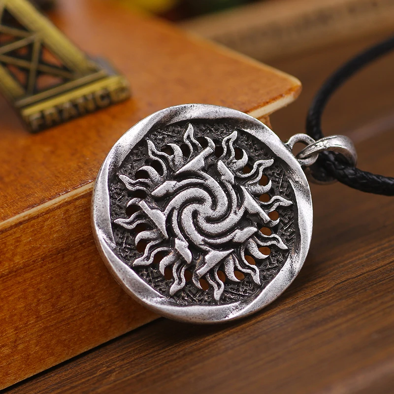 Славянский амулет Znich in Sun Ожерелья Подвески Norse Viking Talismans Best Friend ювелирные изделия