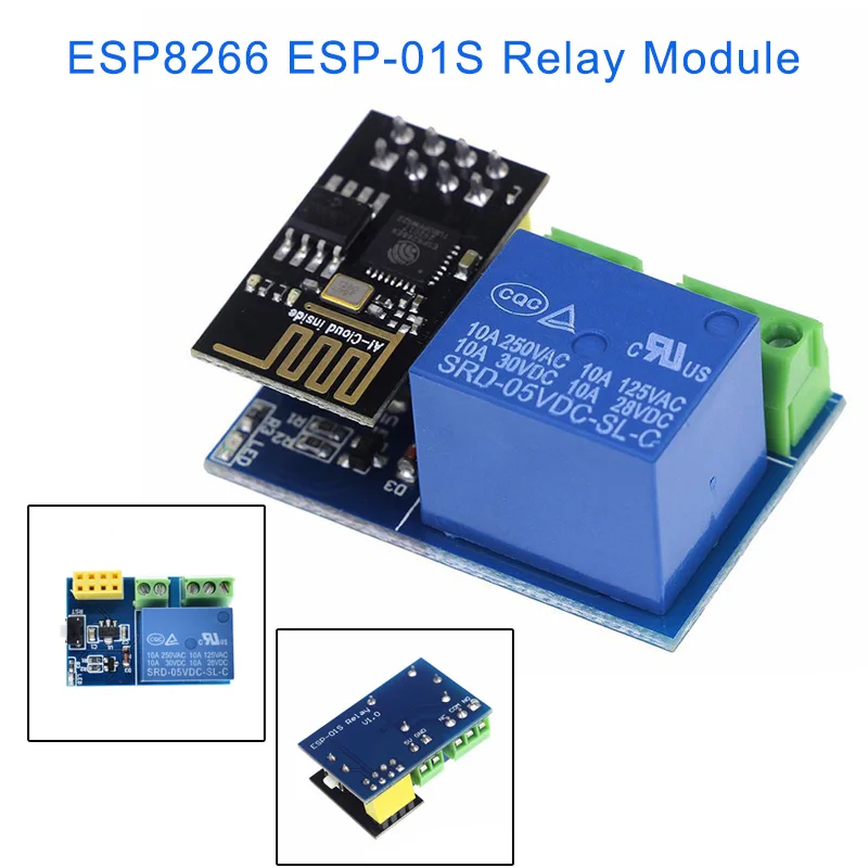 

ESP8266 ESP-01S Relay Module Wifi Smart Socket for DIY Smart Switch UY8