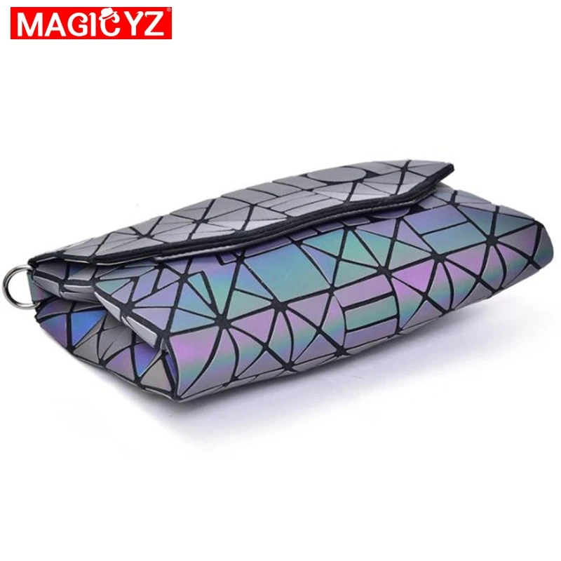MAGICYZ сумка через плечо для женщин 2021 модные лазерные геометрические Светящиеся
