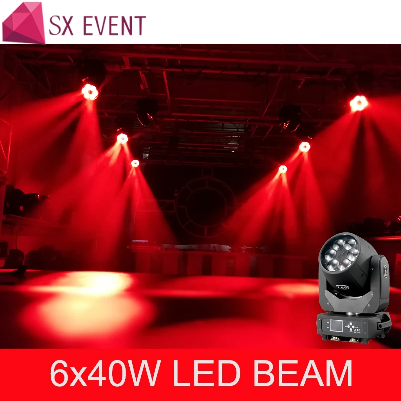 Новинка 2018 светодиодный сценический светильник Bee EyeDMX 6x40 Вт RGBW пчелиный глаз