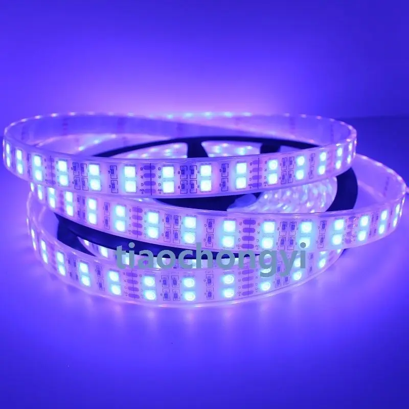 Двухрядная Светодиодная лента 5050 RGB 600LED S 5 м 12 В постоянного тока IP68