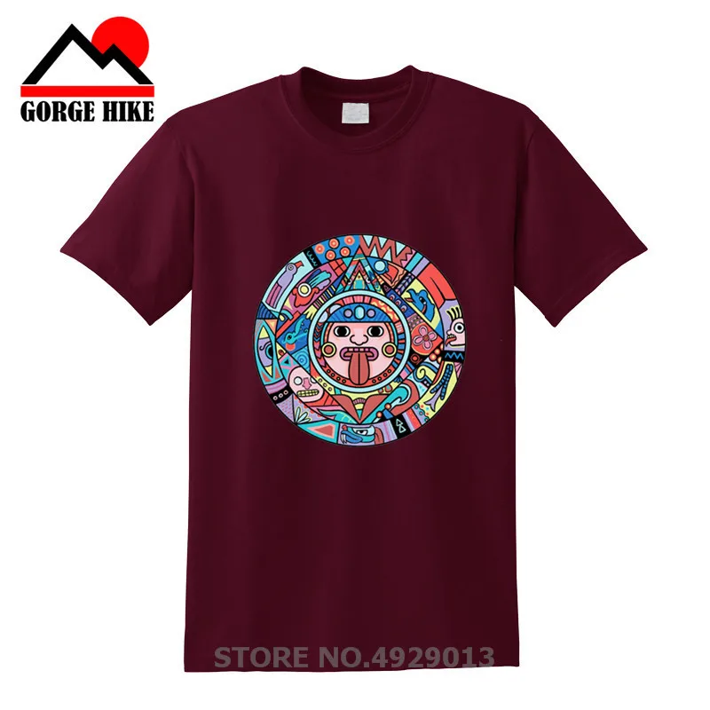Летняя хлопковая футболка с короткими рукавами и изображением древнего