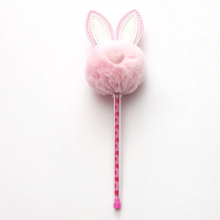 1 шт ручки конфетного кролика черного цвета kawaii подарочные гелевые чернила ручки для письма милые канцелярские принадлежности офисные школьные принадлежности 0,5 мм - Цвет: QianFen