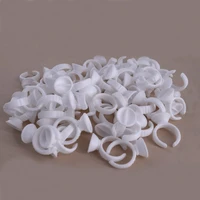 disposable ring cup tattoo pigments cups sponge tattooequipment and sent 100 white ring cup free shipping