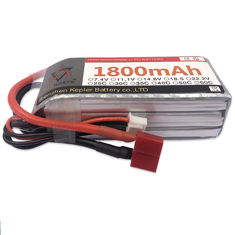 3S 11 1 V RC Lipo батарея 1800mAh 25C 35C 60C литий полимерный аккумулятор для автомобиля