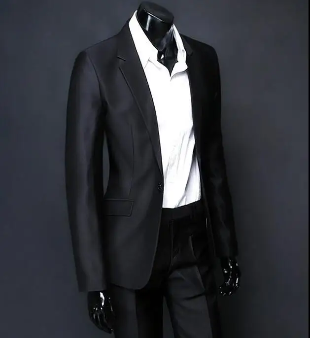 

Blazer men formal dress latest coat pant designs suit men costume business casual fashion wedding suits for men's black grey 1