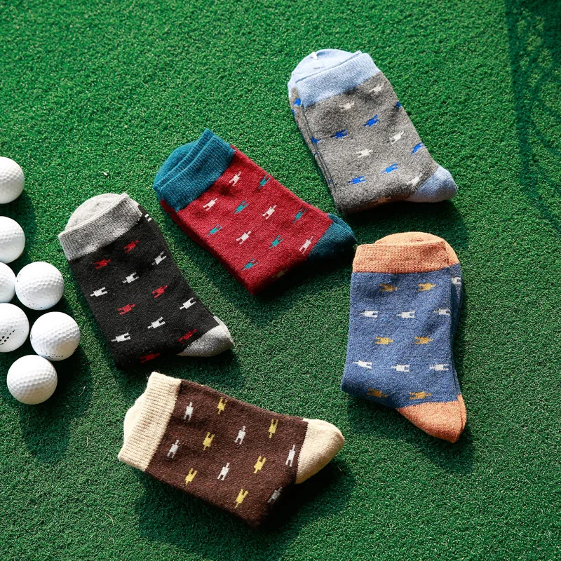 10 Пар/лот Новый мужской кролик шерстяные носки в середине зимы и зимние