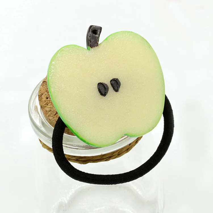 Женская эластичная резинка для волос с арбузом лимоном яблоком и фруктами|hair