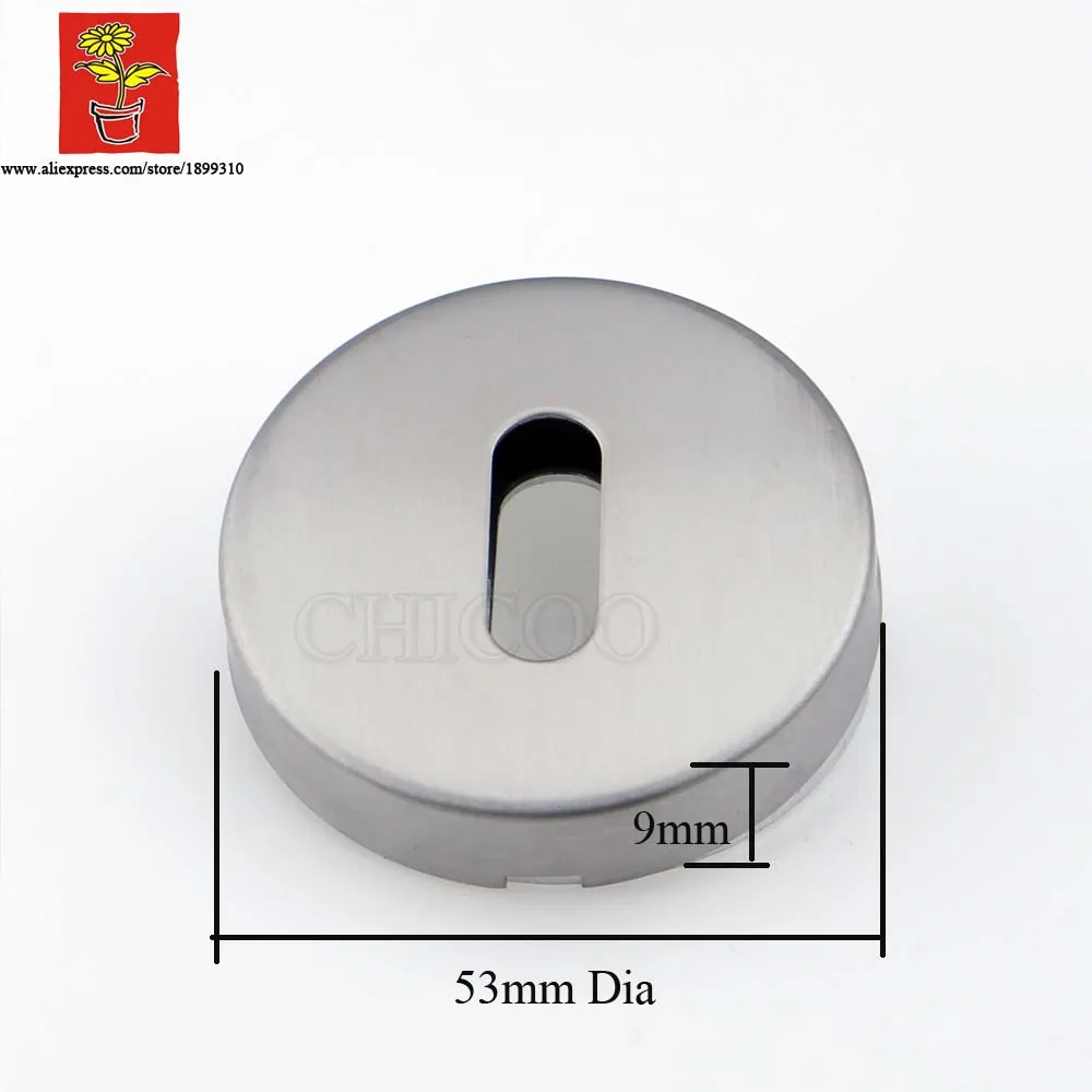 Насадка на дверь из нержавеющей стали эллипс крышка с отверстием аксессуары для