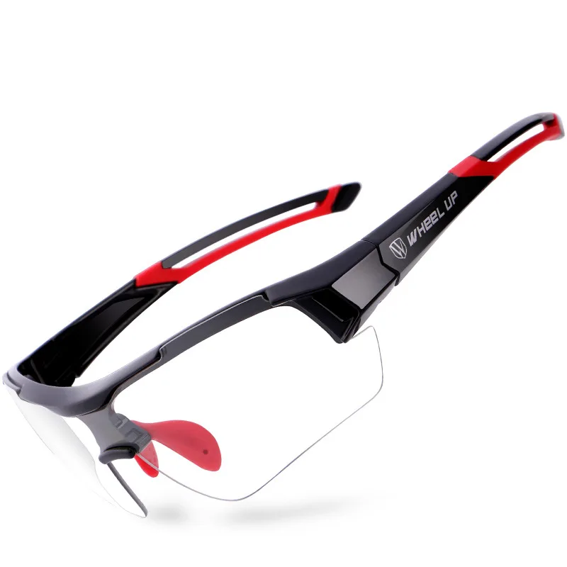 None Up Photochromic Cycling Glasses Outdoor Sports Ciclismo Discoloration Sunglasses MTB Bike Eyewear Anti-UV Bicycle Goggles | Спорт и