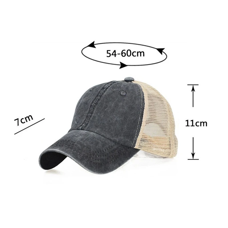 Унисекс бейсболка Ретро стиль Gorras Лоскутная промытая хлопковая сетчатая шапка