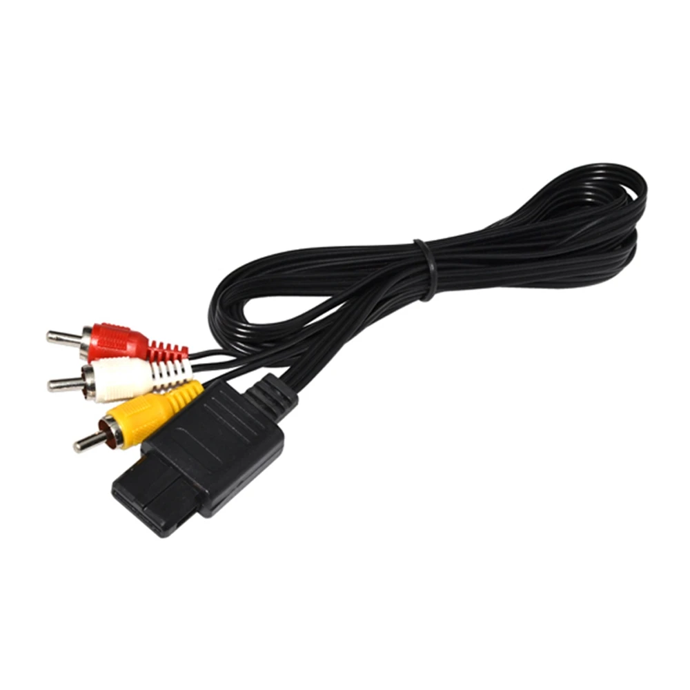 100 шт./партия шнур RCA для Super Nintendo кабель 64 AV N64 GameCube SNES|cord cable|cordcable |