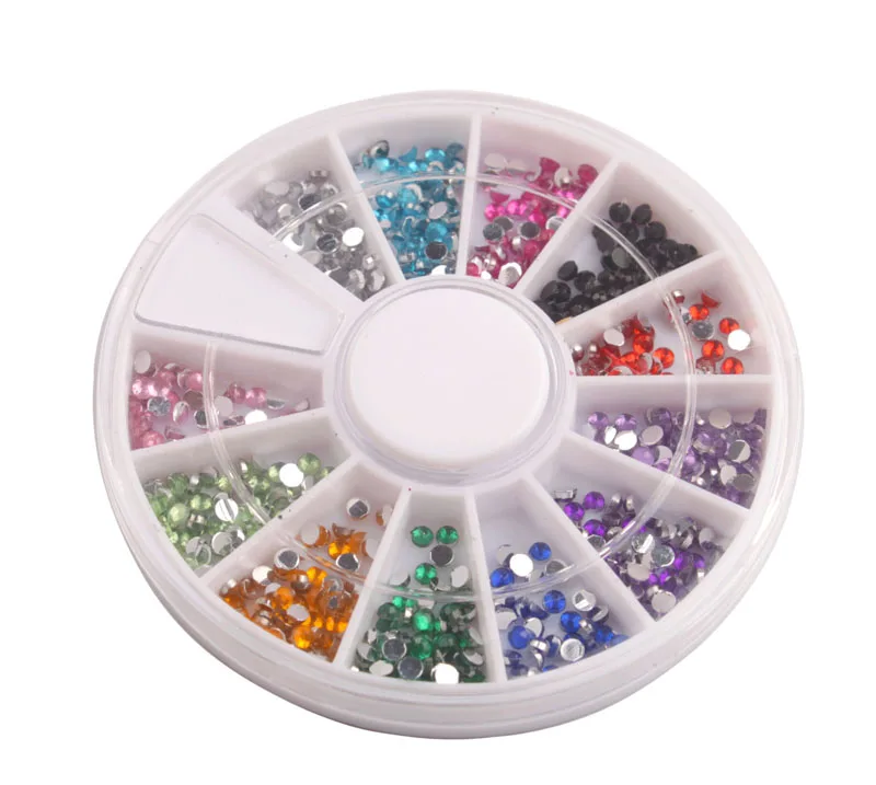 2 коробки с плоским основанием для украшения ногтей | Украшения и аксессуары