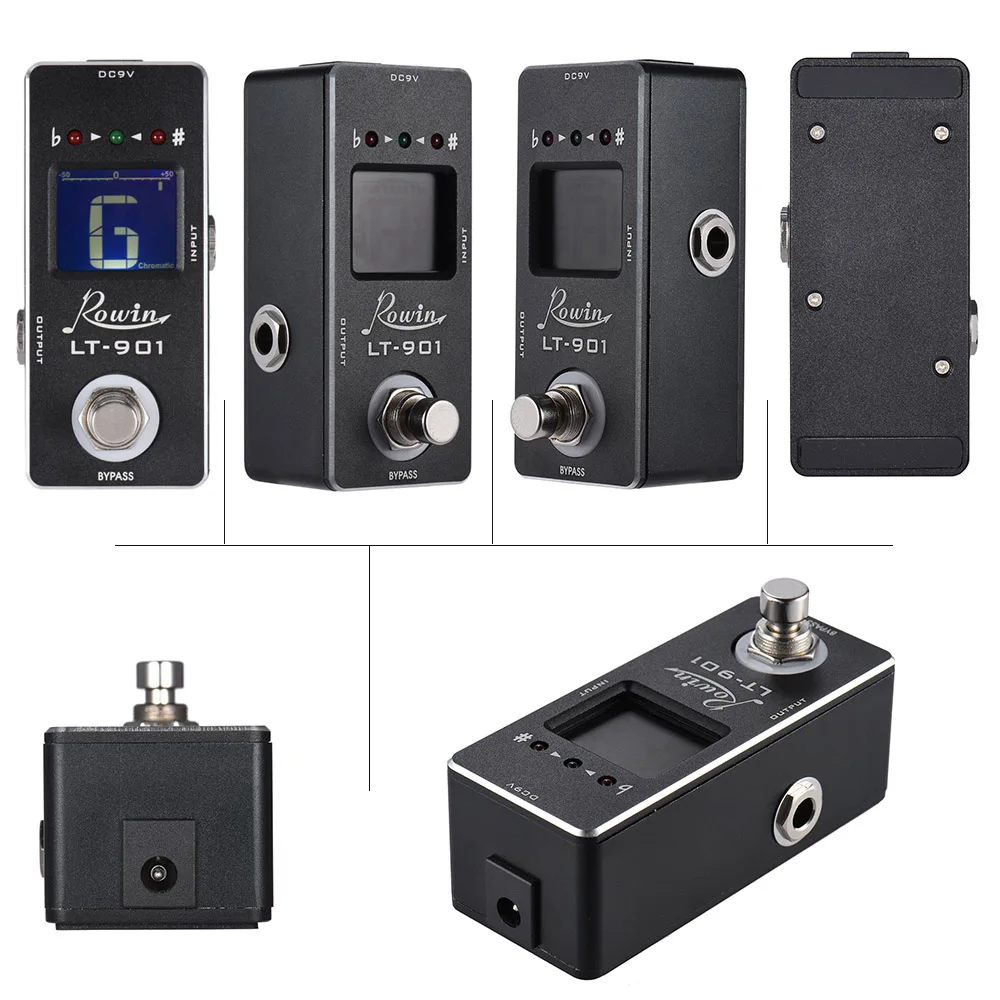 

Mini Chromatic Guitar Tuner Pedal Effect True Bypass LCD Display
