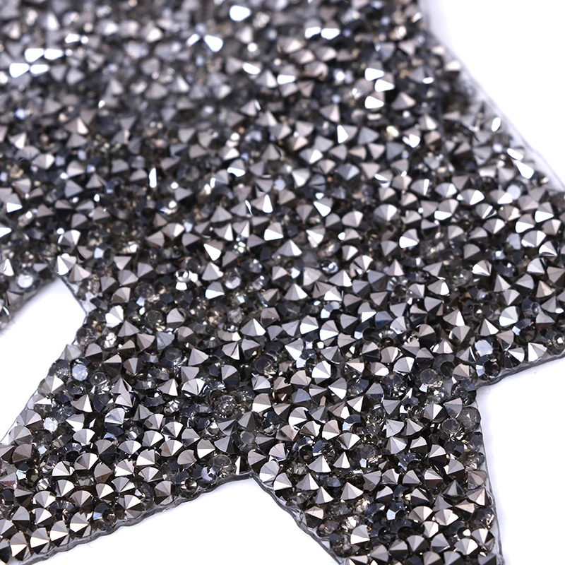 Несколько размеров одежда с аппликацией нашивка в полоску стразы со стразами