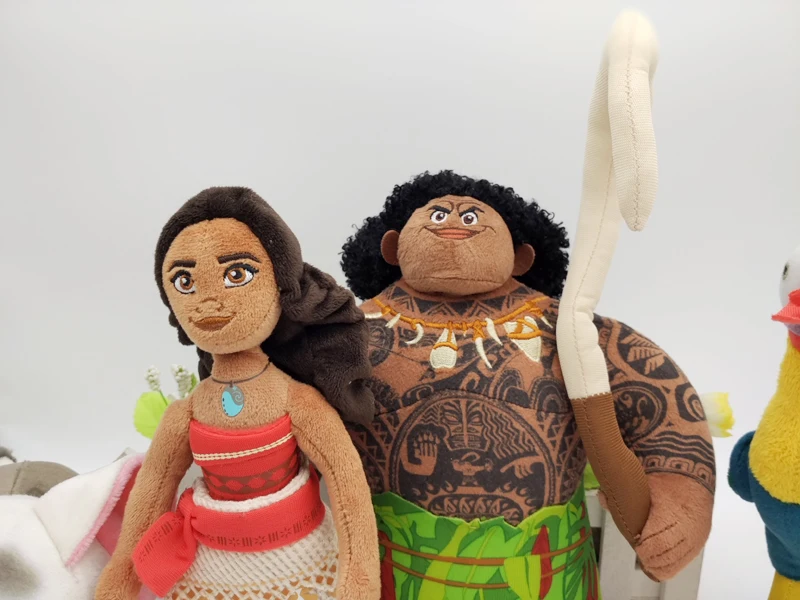 4 шт. аутентичная Моана Мауи вайалик Heihei мягкая игрушка свинья Пуа плюшевая кукла