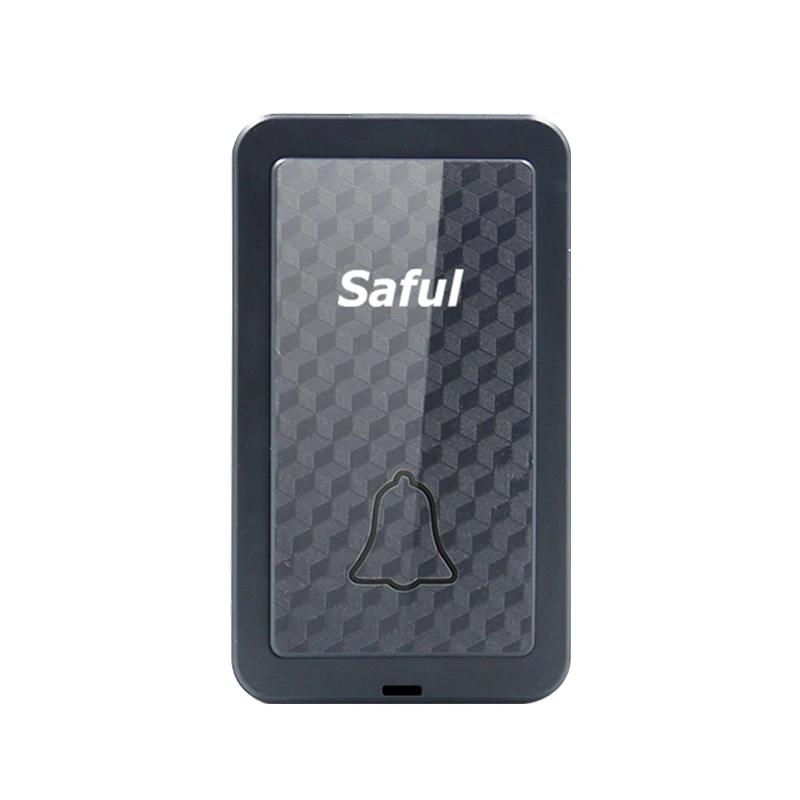 Outdoor transmitter1 Saful водонепроницаемый IP68 беспроводной дверной звонок нажмите кнопку передатчик и ЕС/США Крытый приемник автономный дверной звонок аксессуар - Цвет: Outdoor transmitter1