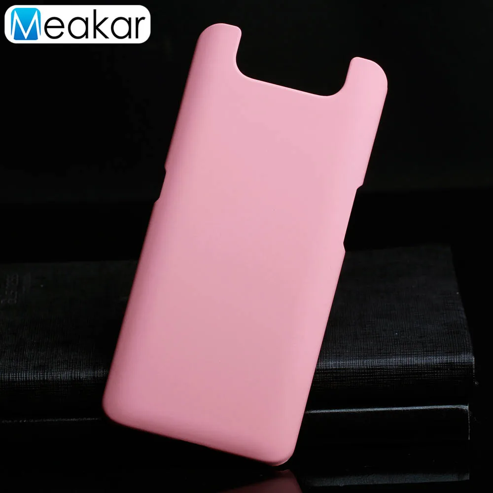 Pink Пластик Coque 6.7For samsung Galaxy A80 чехол для samsung Galaxy A80 A90 SM-A805F SM A805F телефона чехол-лента на заднюю панель - Цвет: Pink