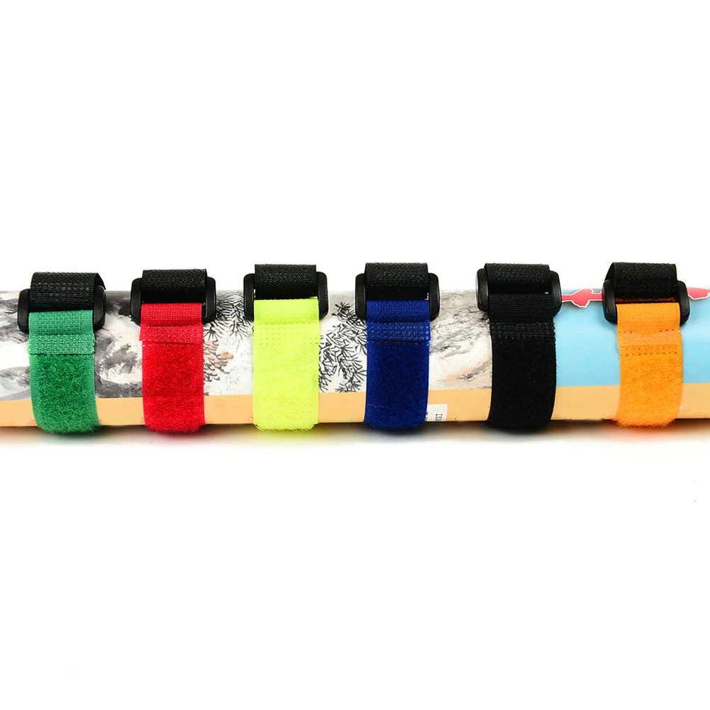 5Pcs Cycling Fastening Bike Supplies Magic Sticker Accessories Adjustable Multifunction Sports Bicycle Fixing Strap Band Tie
