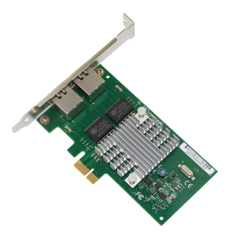 Winyao WYI350T PCI-E X1 RJ45 сервера двойной Порты и разъёмы Gigabit Ethernet Lan 10/100/1000 Мбит/с-Интерфейс карты для i350-T2 NIC