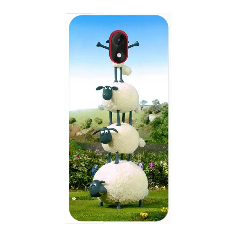 Case For Lenny5 Original Cartoon Print Phone Case For Wiko Lenny 5 Case Soft Matte TPU Silicone Back Cover For Wiko Lenny 5 5.7" - Цвет: A313