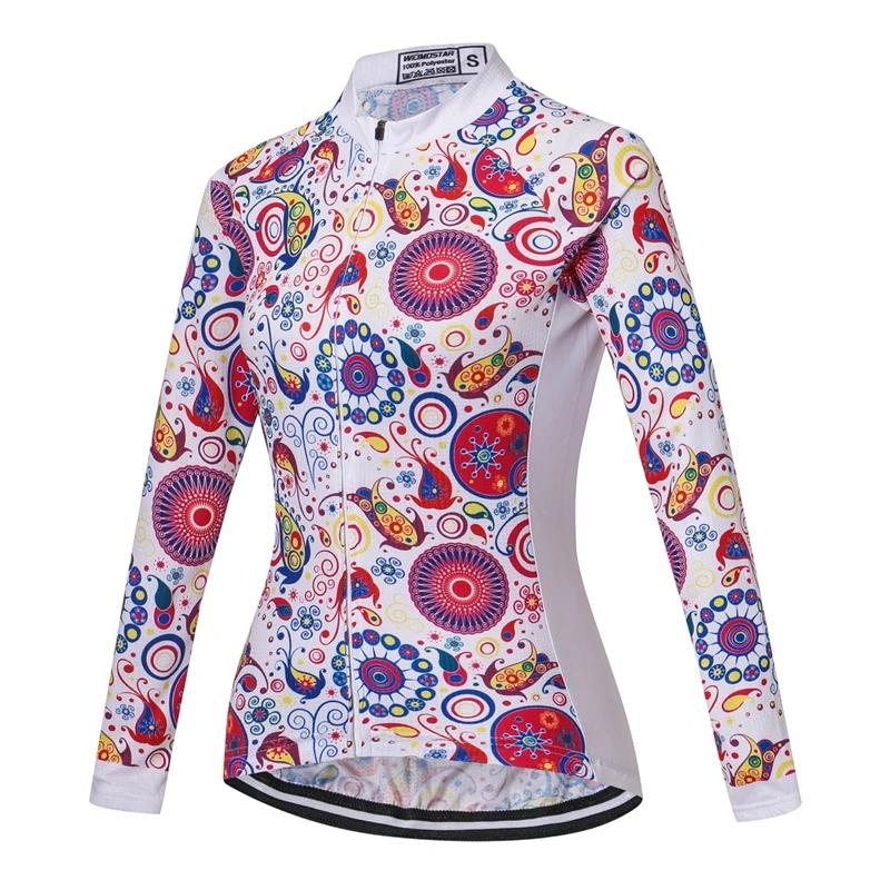 WEIMOSTAR Велоспорт Джерси Ropa Ciclismo с длинным рукавом дышащая женская рубашка для