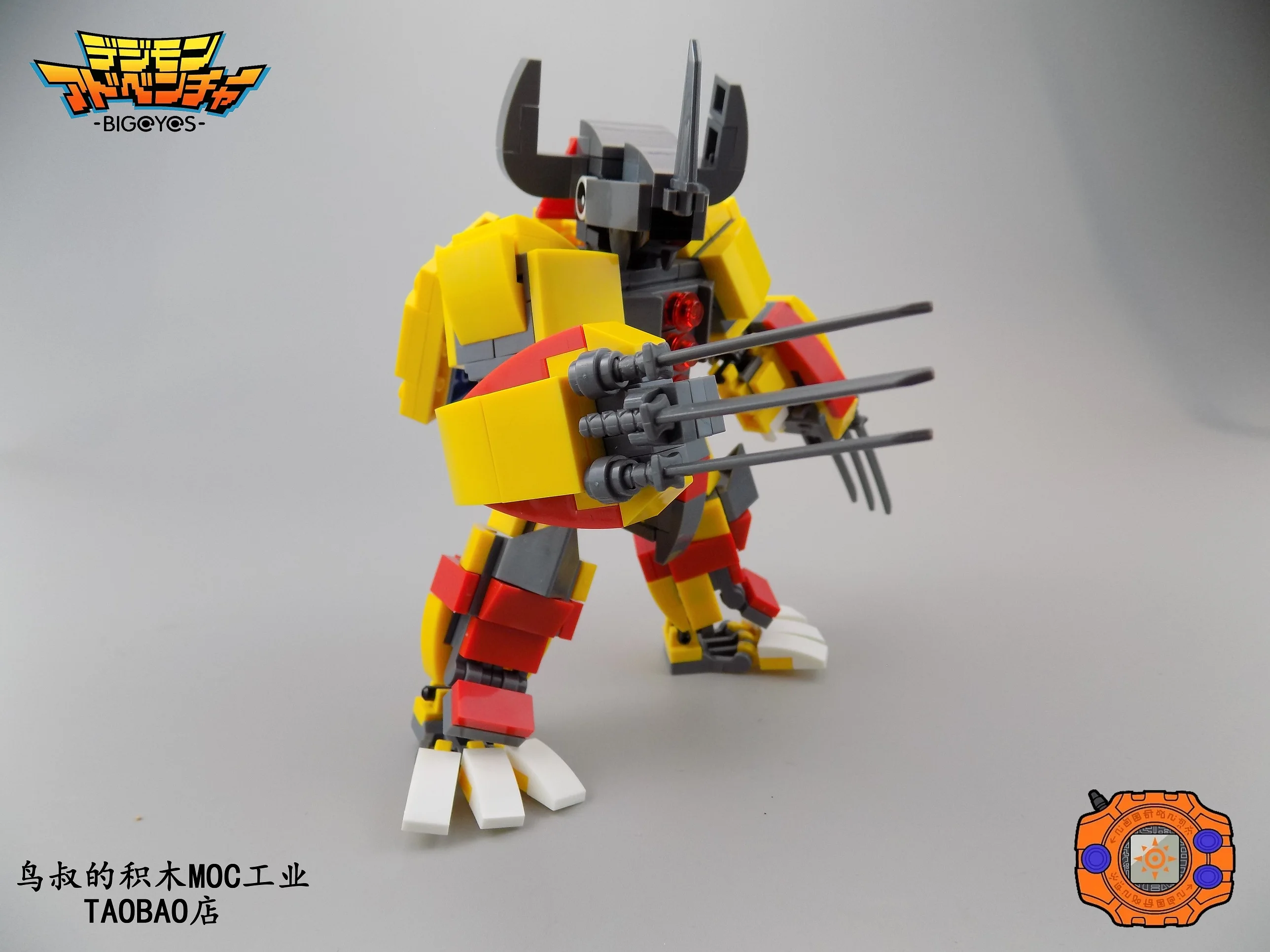 Блоки MOC совместимы с Legoelys WarGreymon Digital Monster|Игрушечные кубики| |