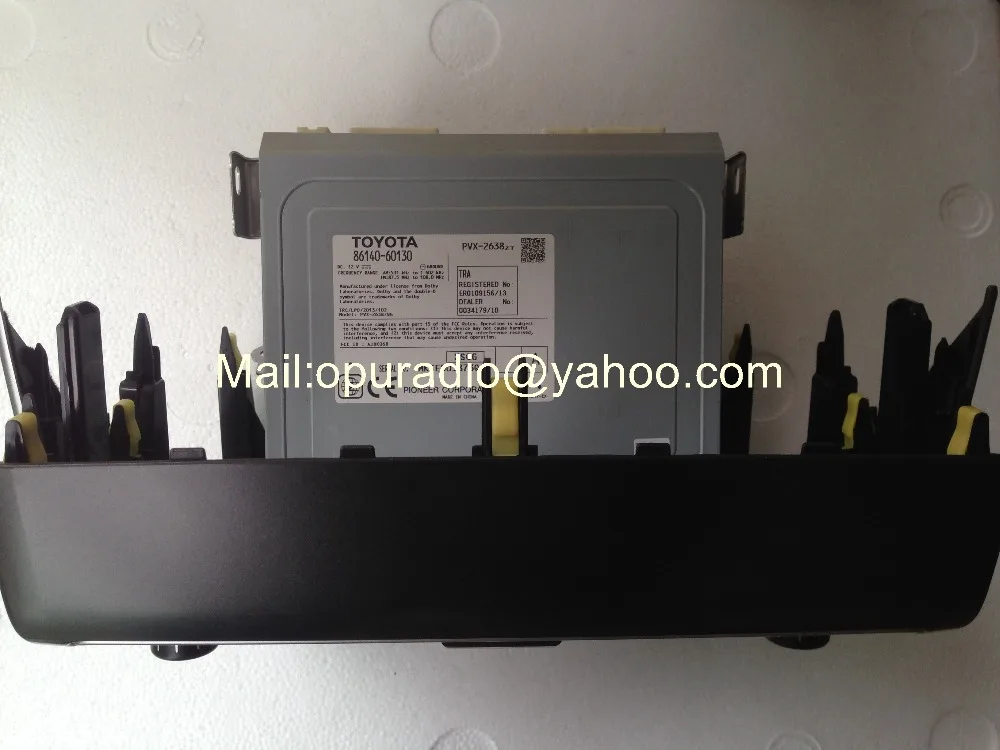 TOYOTtA 86140-60130 Pioner DVD PVX-2638 головное устройство для Toyota Prado MP3 AUX Bluetooth автомобильное