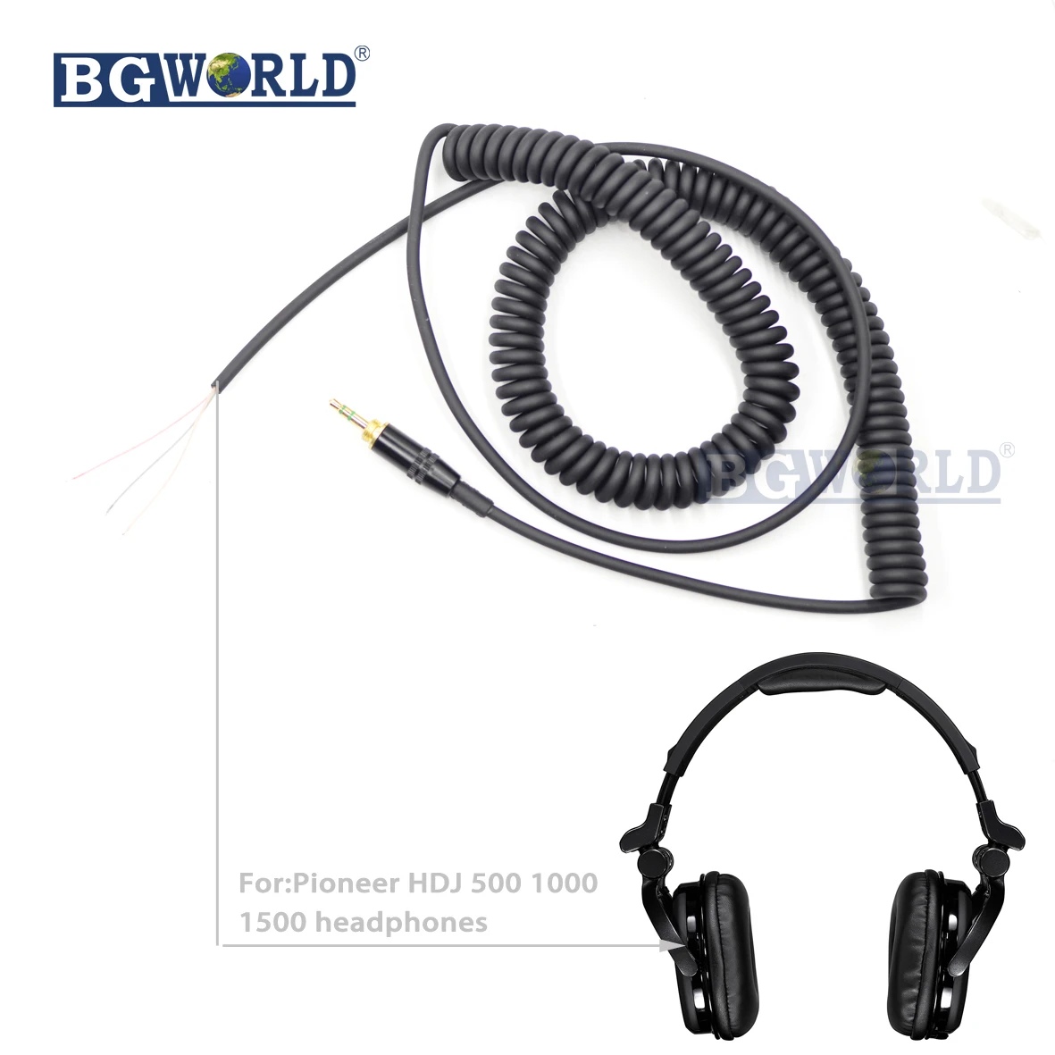 BGWORLD Замена для ди-джей с соединителем USB кабели для наушников для Pioneer HDJ500 HDJ1000 HDJ1500 наушники часть