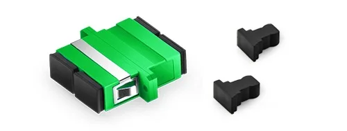 

Fiber Optic Adapter SC/APC to SC/APC Optical Coupler Plastic Flange Duplex Ftth Fiber Connecter Singlemode Fiber SC