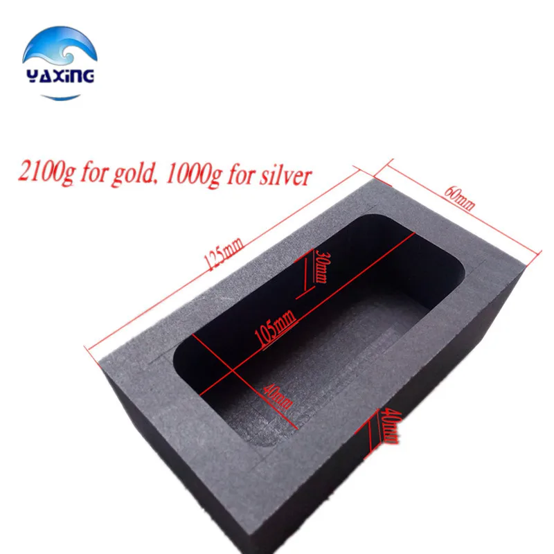 Графитовый резервуар графитовый тигель Графитовая форма литые золотые и