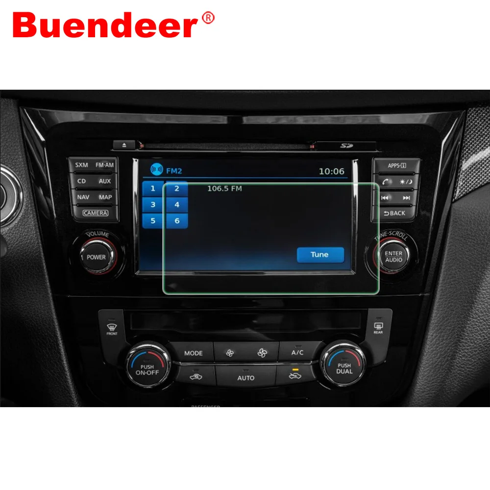 Защитная пленка Buendeer на экран 7 дюймов с GPS для Nissan Rogue Sport SUV 2017 2019 Hybrid|Лепнина
