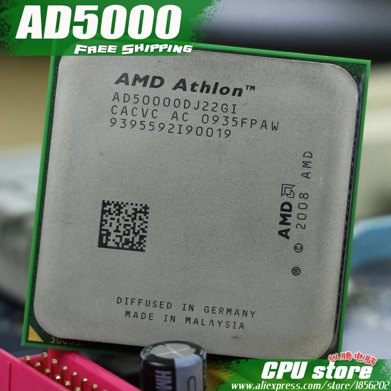 Процессор AMD Athlon X2 AD 5000 двухъядерный процессор для настольного компьютера Разъем