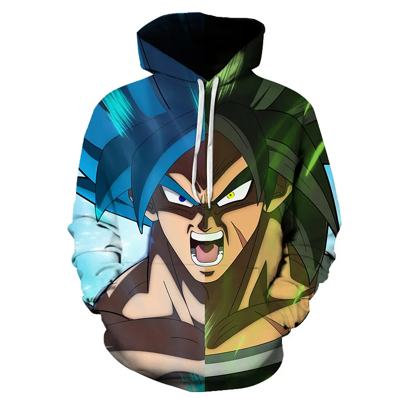 3D толстовки с капюшоном Dragon Ball Толстовка для мужчин и женщин мускул аниме модные повседневные спортивные костюмы куртки для мальчиков пуловер с капюшоном Сон Гоку - Цвет: LMWY-1833
