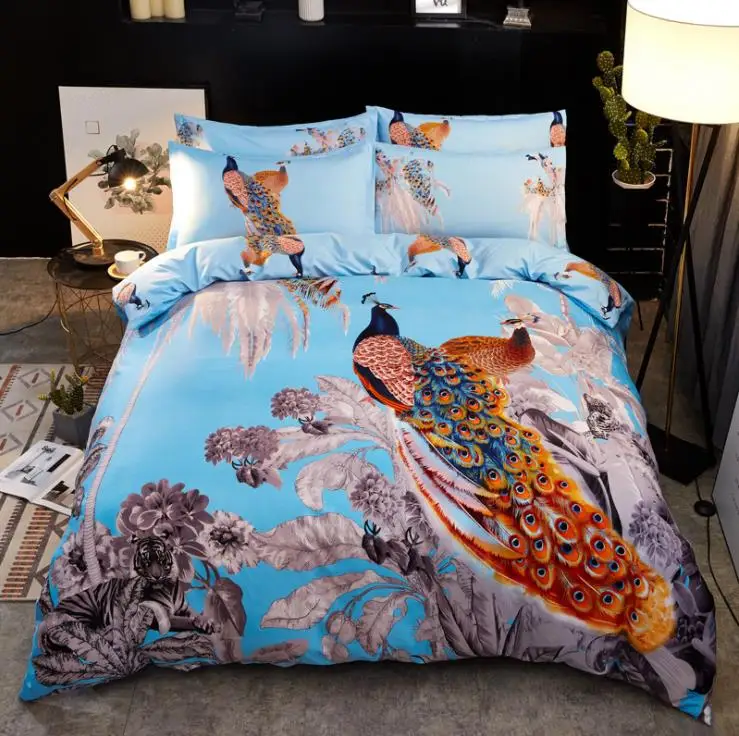 Четыре сезона одеяло комплекты постельного белья пододеяльник + постельное