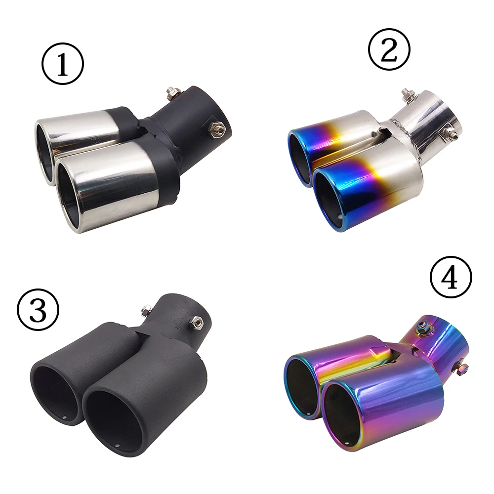Универсальный автомобильный глушитель задняя выхлопная труба для Nissan Bluebird Ford Focus