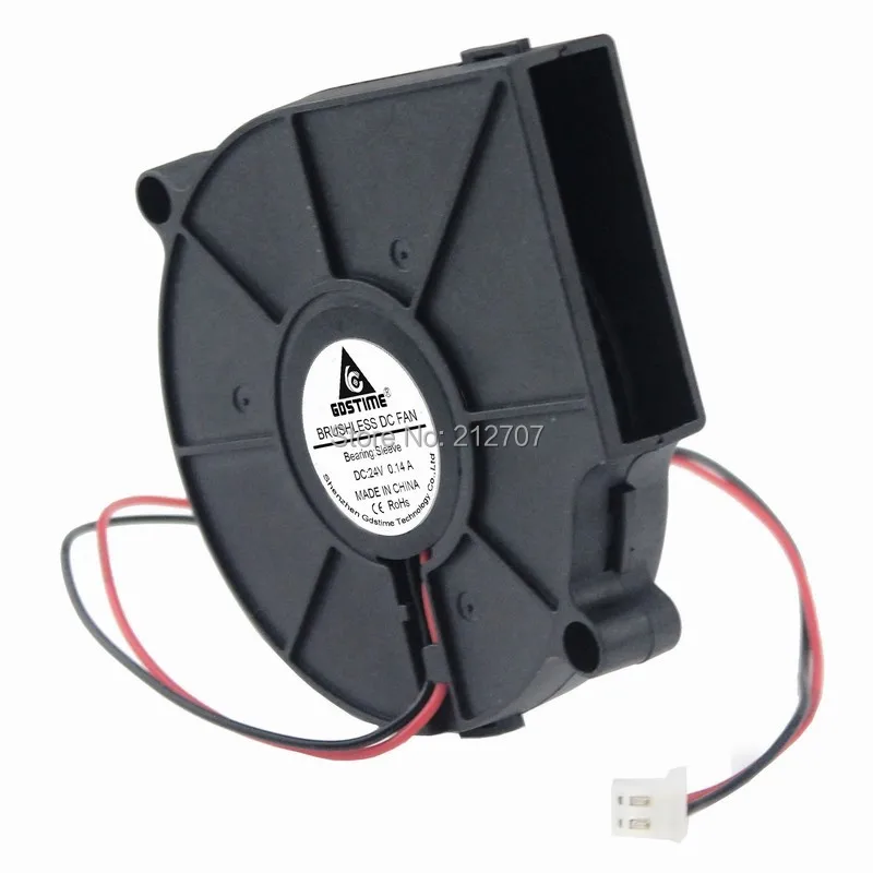 1 шт. Gdstime 24V 7515s 75 мм x 15 2Pin бесщеточный вентилятор постоянный ток Вентилятор