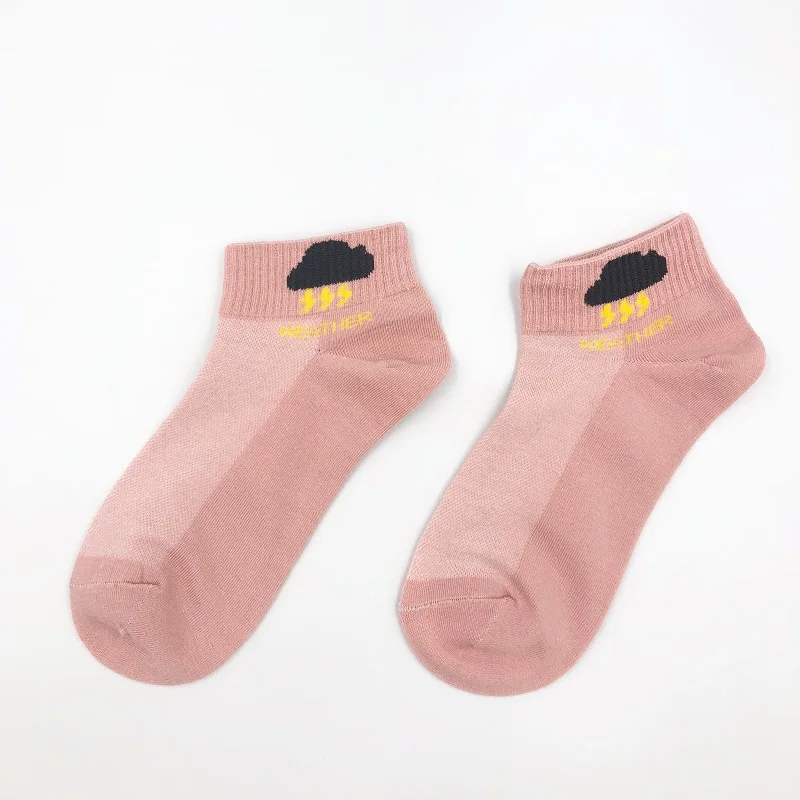 Модные милые короткие носки с героями мультфильмов хлопковые Дышащие Harajuku по