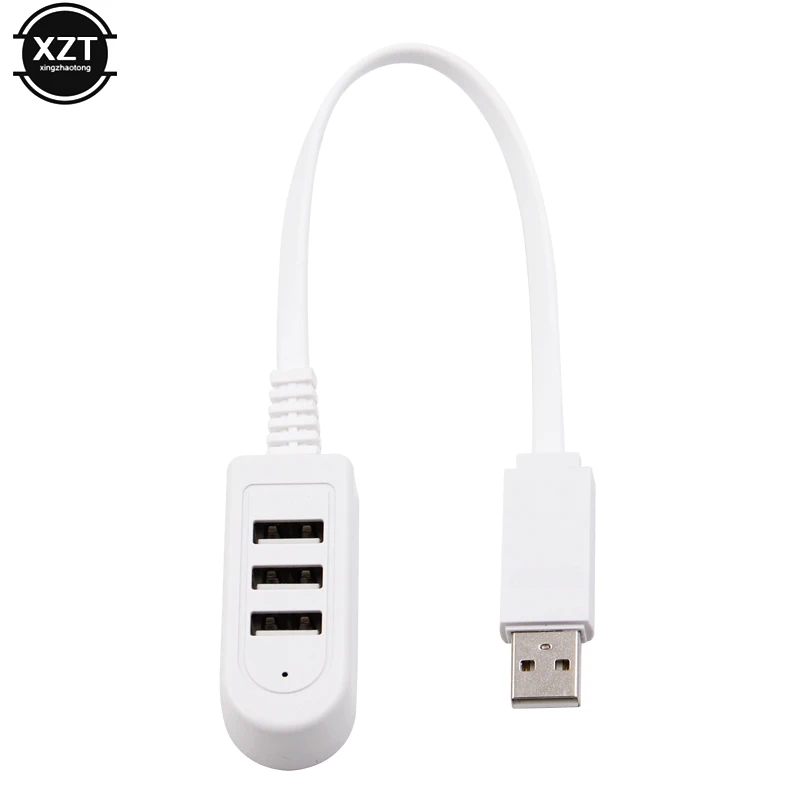Новейший разветвитель с 3 портами USB 2 0 для ноутбука ПК компьютера зарядного
