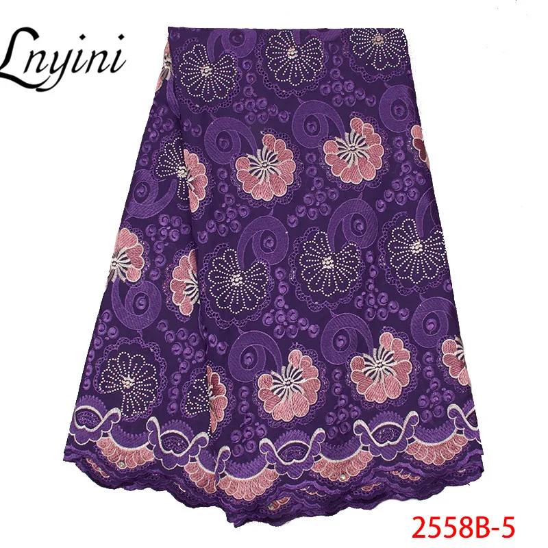 Оранжевая кружевная ткань 2019 высокое качество швейцарское хлопковое кружево для