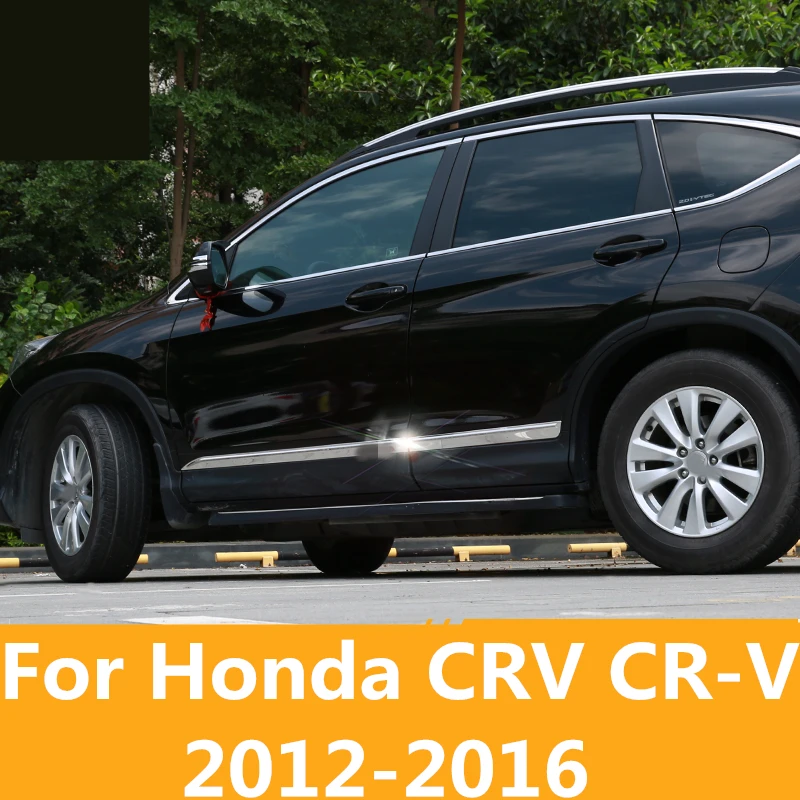 Аксессуары для Honda CRV CR V 2012 2016 хромированные abs дверные боковые линии декоративная