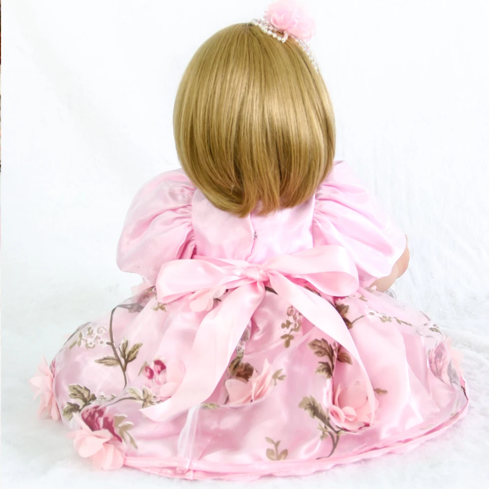 Восхитительная Кукла reborn girl toys 2" 60 см виниловый силиконовый reborn baby doll живой малыш BJD принцесса кукла Bebes reborn realista