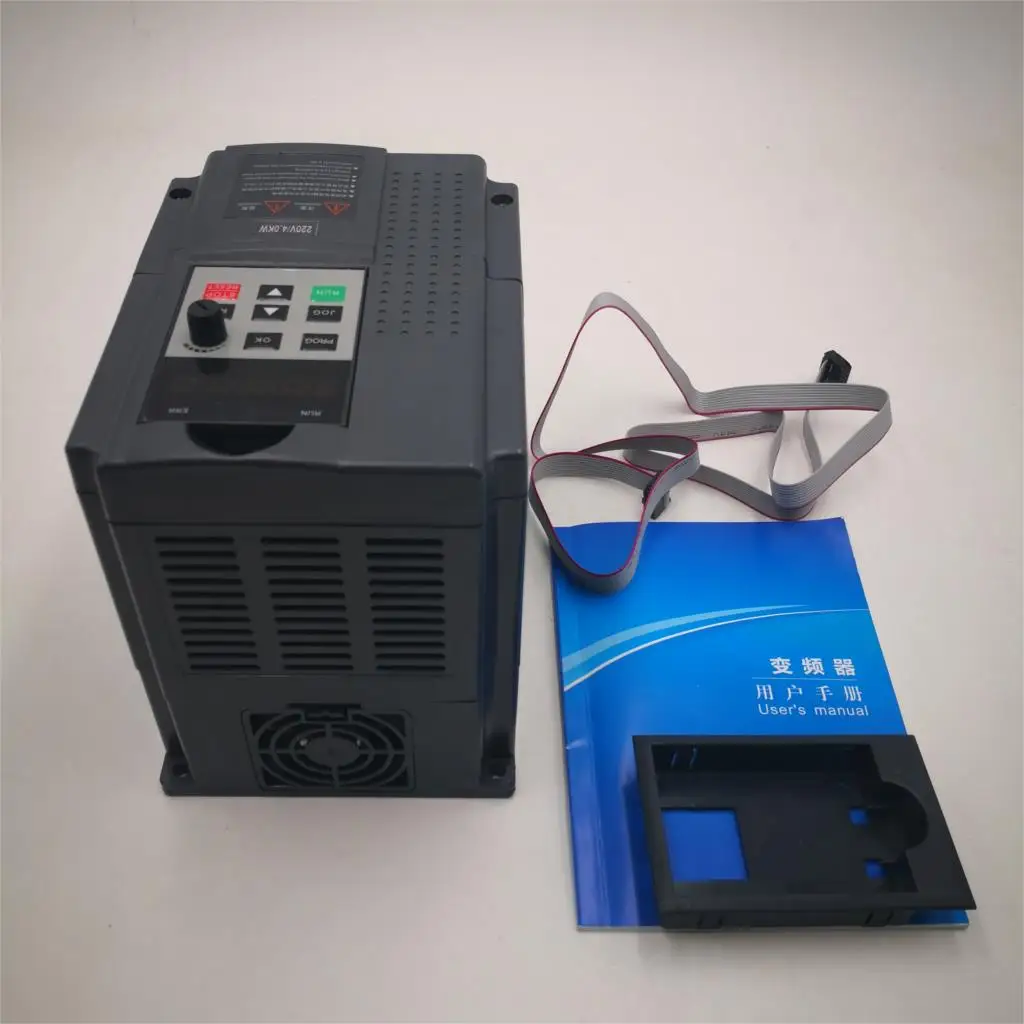VFD 4 кВт 220 В однофазный вход и выход 3 фазы 220 В инвертор частоты