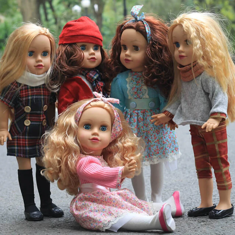 18inch/45cm Baby Girl Doll Toys with Clothes Handmade Reborn Newborn Soft Body for Girls Birthday Gifts | Игрушки и хобби