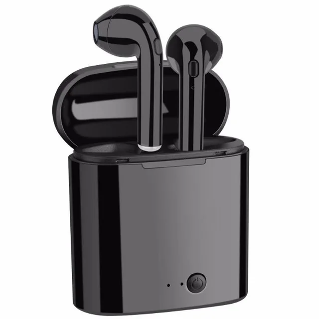 i7s-NOPACKAGE-BLACK IBESI i7s TWS беспроводные наушники Bluetooth наушники спортивные стерео наушники с зарядным устройством для iPhone Xiaomi huawei - Цвет: i7s-NOPACKAGE-BLACK